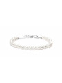 Bracciale Donna Marlu Gioielli Acciaio Marlu 30br0004-w con Perle Bianche