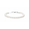 Bracciale Donna Marlu Gioielli Acciaio Marlu 30br0004-w con Perle Bianche
