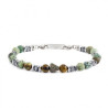 Bracciale Uomo Marlù 13BR111 Namastè Sfere Ematite Turchese Africa