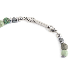 Bracciale Uomo Marlù 13BR111 Namastè Sfere Ematite Turchese Africa