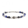 Bracciale Uomo Marlù 13BR114 Namastè Sfere Sodalite ed Ematite