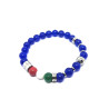 copy of Bracciale Basile Unisex con Perle Ematite, Bandiera Italia