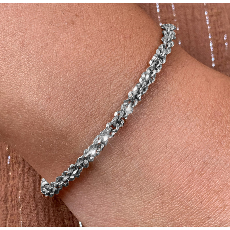 Bracciale Donna Maria Cristina Sterling Argento 925 Catena Mille Foglie G3499/16