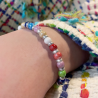 Bracciale Donna Maria Cristian Sterling G4080 Candies in Argento Ceramiche Multicolor