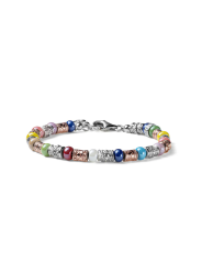 Bracciale Donna Maria Cristian Sterling G4083 Candies in Argento Ceramiche Multicolor