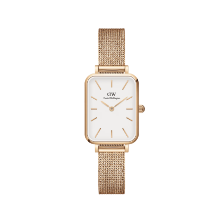 Orologio Solo Tempo Donna Daniel Wellington DW00100431 Quadro Acciaio Oro Rosa