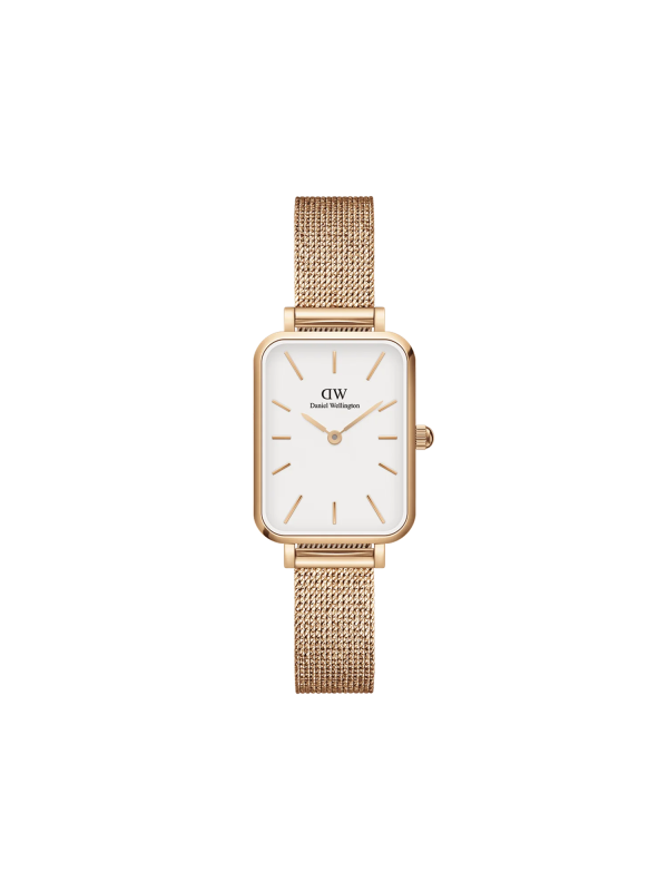 Orologio Solo Tempo Donna Daniel Wellington DW00100431 Quadro Acciaio Oro Rosa