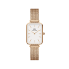 Orologio Solo Tempo Donna Daniel Wellington DW00100431 Quadro Acciaio Oro Rosa