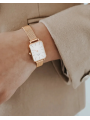 Orologio Solo Tempo Donna Daniel Wellington DW00100431 Quadro Acciaio Oro Rosa