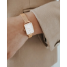 Orologio Solo Tempo Donna Daniel Wellington DW00100431 Quadro Acciaio Oro Rosa