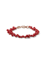 Collana Donna Maria Cristina Sterling G4104 Enjoy Corallo Rosso e Argento Rosa