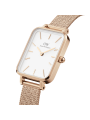 Orologio Solo Tempo Donna Daniel Wellington DW00100431 Quadro Acciaio Oro Rosa