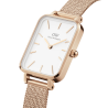 Orologio Solo Tempo Donna Daniel Wellington DW00100431 Quadro Acciaio Oro Rosa