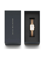 Orologio Solo Tempo Donna Daniel Wellington DW00100431 Quadro Acciaio Oro Rosa