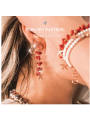 Collana Donna Maria Cristina Sterling G4104 Enjoy Corallo Rosso e Argento Rosa