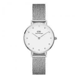 Orologio Solo Tempo Donna Daniel Wellington DW00100602 Petite in Acciaio Silver 28mm