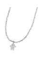 Collana Donna Marlù Nel Mio Cuore 15CO001 con Pendente Bambina in Acciaio