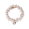 Bracciale Donna Maria Cristina Sterling G4133 Enjoy Argento Rosa e Perle Barocche Bianche