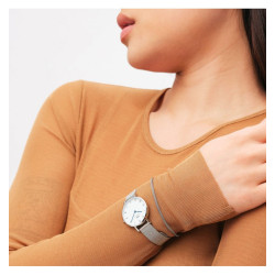 Orologio Solo Tempo Donna Daniel Wellington DW00100684 in Acciaio Silver 28mm