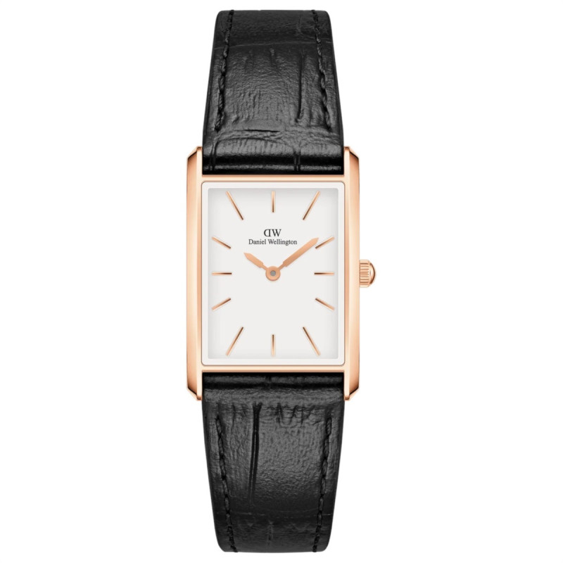 Orologio Solo Tempo Donna Daniel Wellington DW00100698 Cinturino in Pelle Nero Orologio Solo Tempo Donna Daniel Wellington DW00100698 Cinturino in Pelle Nero