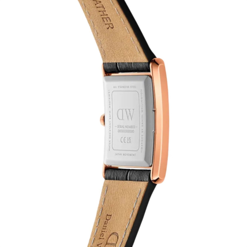 Orologio Solo Tempo Donna Daniel Wellington DW00100698 Cinturino in Pelle Nero