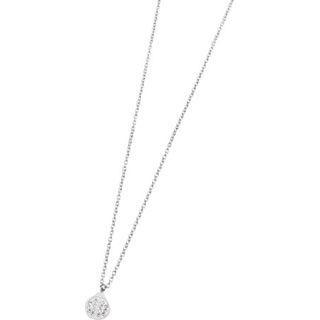 Collana Donna Marlù Time To 18CN038 con Coccinella Strass in Acciaio Anallergico