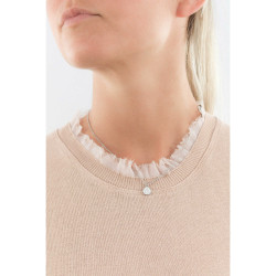 Collana Donna Marlù Time To 18CN038 con Coccinella Strass in Acciaio Anallergico