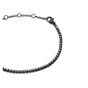 Bracciale Donna Daniel Wellington Classic Tennis DW00400810 in Acciaio Nero