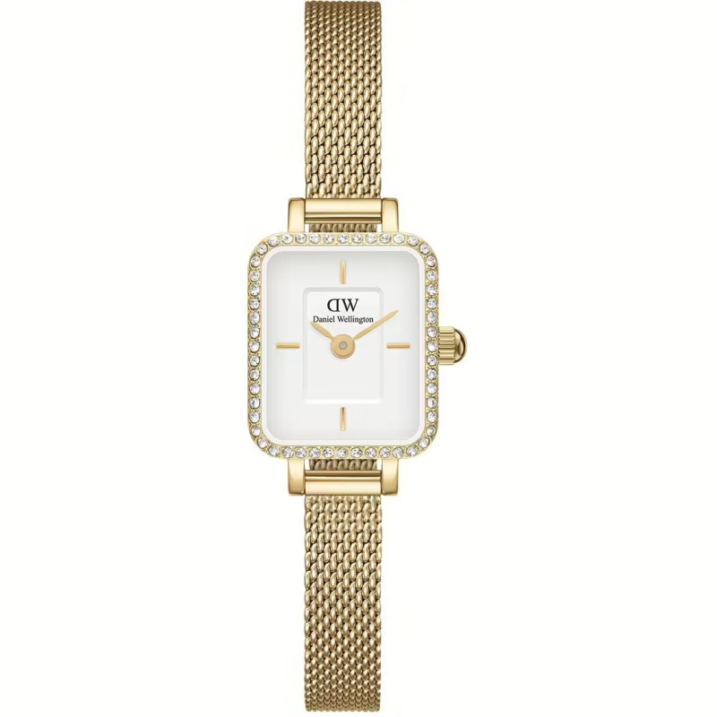 Orologio Solo Tempo Donna Daniel Wellington DW00100730 Quadro in Acciaio Oro Rosa