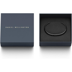 Bracciale Unisex Daniel Wellington Classic Black DW00400382 Large Acciaio Nero