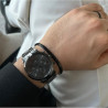 Bracciale Unisex Daniel Wellington Classic Black DW00400382 Large Acciaio Nero