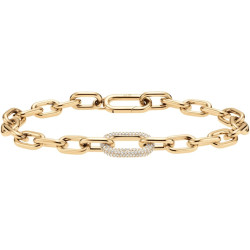 Bracciale Donna Daniel Wellington Crystal Link Acciaio Oro 185mm