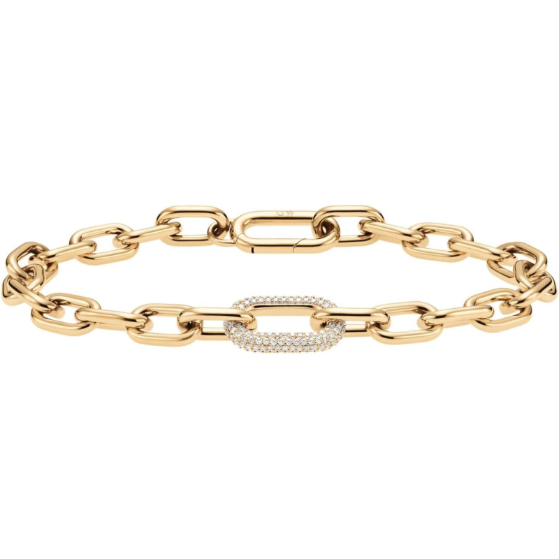 Bracciale Donna Daniel Wellington Crystal Link Acciaio Oro 185mm Bracciale Donna Daniel Wellington Crystal Link Acciaio Oro 185mm