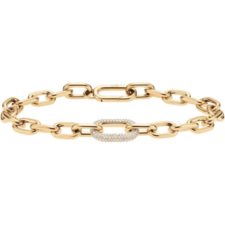 Bracciale Donna Daniel Wellington Crystal Link Acciaio Oro 185mm