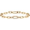 Bracciale Donna Daniel Wellington Crystal Link Acciaio Oro 185mm