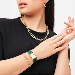 Bracciale Donna Daniel Wellington Crystal Link Acciaio Oro 185mm