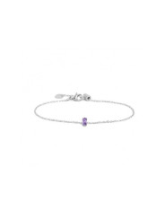 Bracciale Donna Marlù 2BR0100-P Acciaio Silver Cristallo Viola