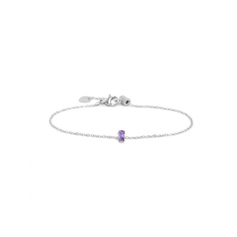 Bracciale Donna Marlù 2BR0100-P Acciaio Silver Cristallo Viola Bracciale Donna Marlù 2BR0100-P Acciaio Silver Cristallo Viola
