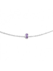 Bracciale Donna Marlù 2BR0100-P Acciaio Silver Cristallo Viola