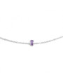 Bracciale Donna Marlù 2BR0100-P Acciaio Silver Cristallo Viola