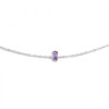 Bracciale Donna Marlù 2BR0100-P Acciaio Silver Cristallo Viola