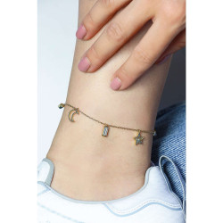 Women's Anklet Steel Jewelry Brosway BAH16 PVD Gold