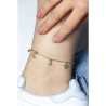 Women's Anklet Steel Jewelry Brosway BAH16 PVD Gold