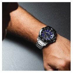 Orologio Cronografo Uomo Festina Bike F20641/2 in Acciaio Silver e Quadrante Blu