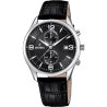 Orologio Cronografo Uomo Festina Chrono Timeless F6855/8 Cinturino Pelle Nero