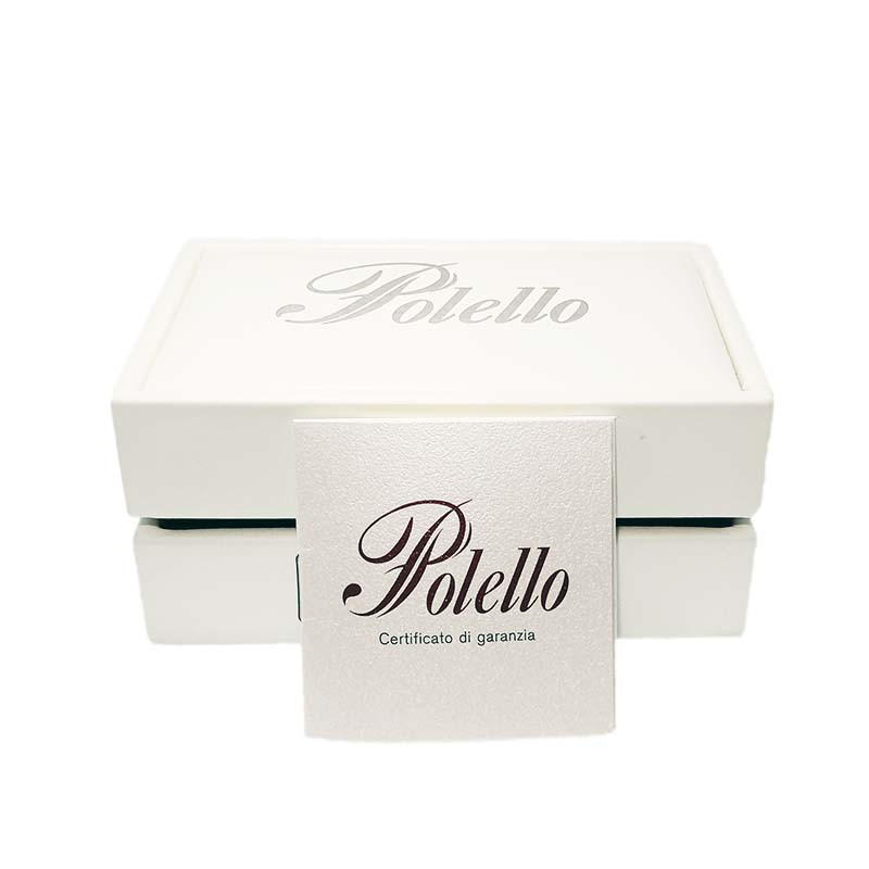Anello Donna Polello Centrika G3282BTAN in Oro Bianco, Diamanti, Pietra Colorata