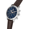 Orologio Cronografo Uomo Maserati Epoca R8871618014 in Acciaio Silver Cinturino in Pelle Marrone