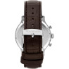 Orologio Cronografo Uomo Maserati Epoca R8871618014 in Acciaio Silver Cinturino in Pelle Marrone