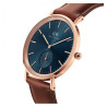 Orologio Solo Tempo Uomo Daniel Wellington DW00100708 Cinturino in Pelle Marrone