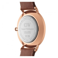 Orologio Solo Tempo Uomo Daniel Wellington DW00100708 Cinturino in Pelle Marrone